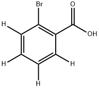 6-Bromo-benzoic-2,3,4,5-d4 Acid Struktur