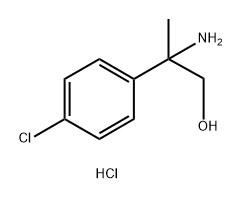 2-Amino-2-(4-chlorophenyl)propan-1-OL hcl Structure