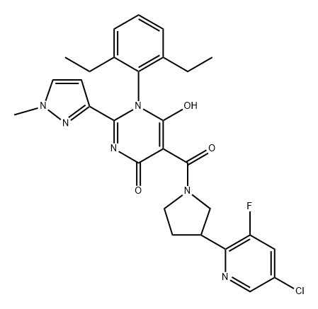 APJ receptor agonist 4 化学構造式