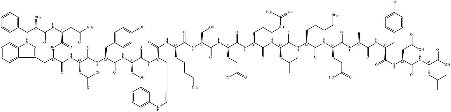 配体肽HUMAN PD-L1 INHIBITOR I, 2135542-86-6, 结构式