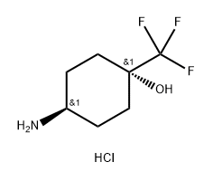 Cyclohexanol, 4-amino-1-(trifluoromethyl)-, hydrochloride (1:1),trans-,2137056-98-3,结构式
