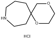 1,4-Dioxa-9-azaspiro[5.6]dodecane, hydrochloride (1:1),2137458-11-6,结构式