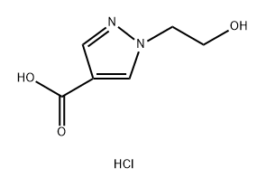 1-(2-hydroxyethyl)-1H-pyrazole-4-carboxylic acid hydrochloride|1-(2-羟乙基)-1H-吡唑-4-羧酸(盐酸盐)