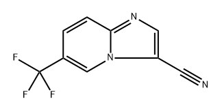 6-(trifluoromethyl)imidazo[1,2-a]pyridine-3-carbonitrile Struktur