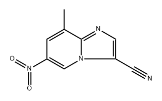 8-methyl-6-nitroimidazo[1,2-a]pyridine-3-carbonitrile Structure