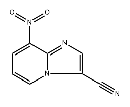 8-nitroimidazo[1,2-a]pyridine-3-carbonitrile Structure
