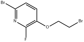 6-Bromo-3-(2-bromoethoxy)-2-fluoropyridine Structure