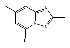 5-溴-2,7-二甲基[1,2,4]三唑并[1,5-A]吡啶, 2137759-45-4, 结构式