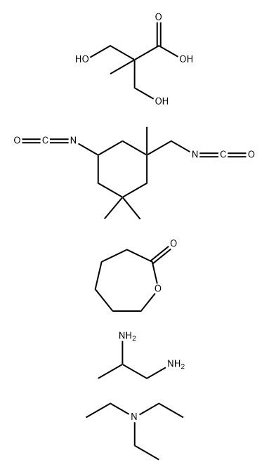 3-이소시아나토-2-(이소시아네이토메틸)-2-트리메틸시클로헥산,5-옥세파논및1-프로판디아민과의1,3,3-히드록시-2-(히드록시메틸)-1,2-메틸프로판산중합체,compd.N,N-디에틸에탄아민으로