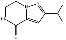 2-(difluoromethyl)-6,7-dihydropyrazolo[1,5-a]pyrazin-4(5H)-one Structure