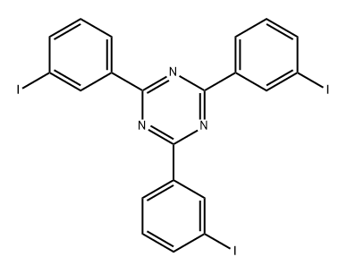 2,4,6-三(3-碘苯基)-1,3,5-三嗪,2137893-99-1,结构式