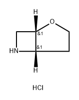 RAC-(1R,5R)-2-OXA-6-AZABICYCLO[3.2.0]HEPTANE HYDROCHLORIDE, CIS, 2137895-62-4, 结构式