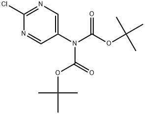 5-chloro-2-amino(bis-carbamate)pyrimidine Struktur