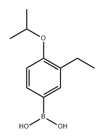 (3-Ethyl-4-isopropoxyphenyl)boronic acid Structure