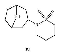 2-(8-Azabicyclo[3.2.1]octan-3-yl)-1lambda6,2-thiazinane-1,1-dione hydrochloride Structure