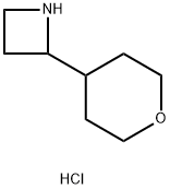 2-(oxan-4-yl)azetidine hydrochloride Structure