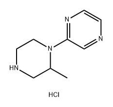 2-(2-methylpiperazin-1-yl)pyrazine dihydrochloride Structure