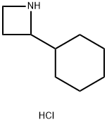 2-CYCLOHEXYLAZETIDINE HYDROCHLORIDE, 2138117-07-2, 结构式