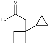 (1-Cyclopropyl-cyclobutyl)-acetic acid Structure