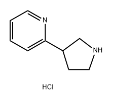 2-(pyrrolidin-3-yl)pyridine dihydrochloride, 2138411-43-3, 结构式