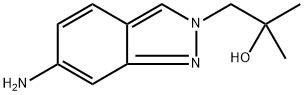 2H-Indazole-2-ethanol, 6-amino-α,α-dimethyl- Structure