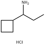 Cyclobutanemethanamine, α-ethyl-, hydrochloride (1:1) 化学構造式