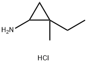 2-ethyl-2-methylcyclopropan-1-amine hydrochloride, Mixture of diastereomers Struktur