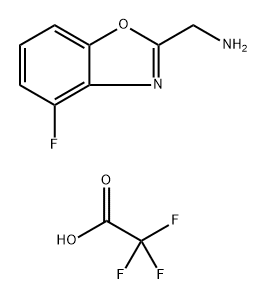 (4-fluoro-1,3-benzoxazol-2-yl)methanamine,2138550-08-8,结构式