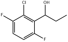 1-(2-chloro-3,6-difluorophenyl)propan-1-ol,2139416-21-8,结构式