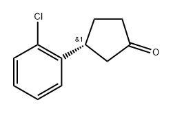(R)-3-(2-chlorophenyl)cyclopentan-1-one,213964-30-8,结构式