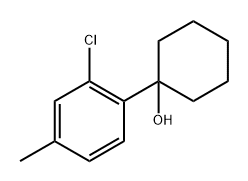 1-(2-chloro-4-methylphenyl)cyclohexanol Struktur