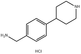 (4-(piperidin-4-yl)phenyl)methanamine dihydrochloride Structure