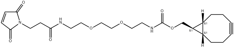 BCN-exo-PEG2-Maleimide Structure