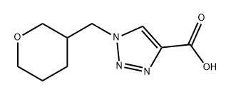 1-[(oxan-3-yl)methyl]-1H-1,2,3-triazole-4-carboxylic acid Structure