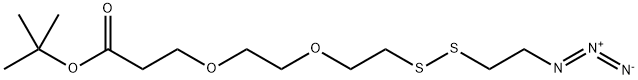 Azidoethyl-PEG2-t-Butyl ester Structure