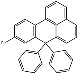 7H-?Benz[de]?anthracene, 9-?chloro-?7,?7-?diphenyl- Struktur