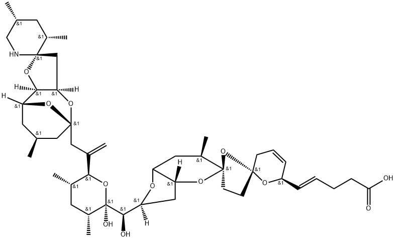 アザスピラシド‐1標準液(アザスピロ酸‐1標準液) 化学構造式