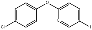 2-(4-chlorophenoxy)-5-iodopyridine Structure