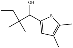 α-(1,1-Dimethylpropyl)-4,5-dimethyl-2-thiophenemethanol,2152221-58-2,结构式