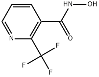 N-Hydroxy-2-(trifluoromethyl)-3-pyridinecarboxamide 结构式