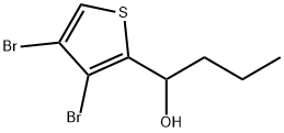 3,4-Dibromo-α-propyl-2-thiophenemethanol Structure