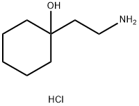 1-(2-aminoethyl)cyclohexan-1-ol hydrochloride Struktur