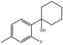 1-(2-氟-4-甲基苯基)环己醇,2158575-64-3,结构式