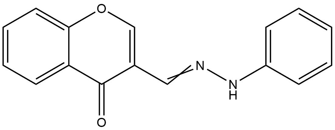 4H-1-Benzopyran-3-carboxaldehyde, 4-oxo-, 3-(2-phenylhydrazone)