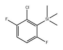 (2-chloro-3,6-difluorophenyl)trimethylsilane 结构式