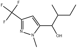 1-Methyl-α-(1-methylpropyl)-3-(trifluoromethyl)-1H-pyrazole-5-methanol Structure