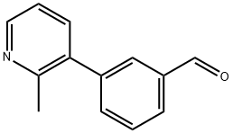 3-(2-methylpyridin-3-yl)benzaldehyde Structure