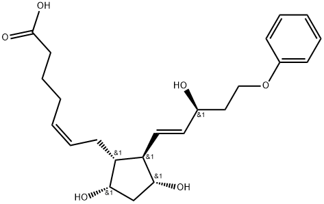 17-phenoxy trinor Prostaglandin F2α Structure