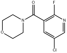 (5-chloro-2-fluoropyridin-3-yl)(morpholino)methanone Structure