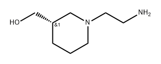 (S)-(1-(2-aminoethyl)piperidin-3-yl)methanol Structure